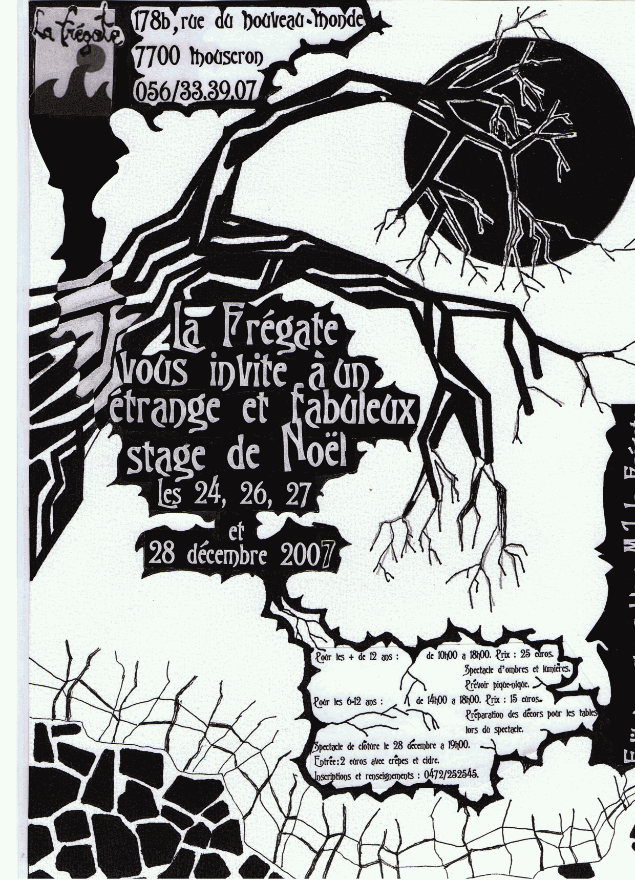 affiche stagenoel Un étrange et fabuleux Stage de Noël