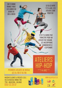 AFFICHES HIP HOP 2015 2016 212x300 Reprise des ateliers hebdomadaires ( 2015 2016, hors période de vacances scolaires )