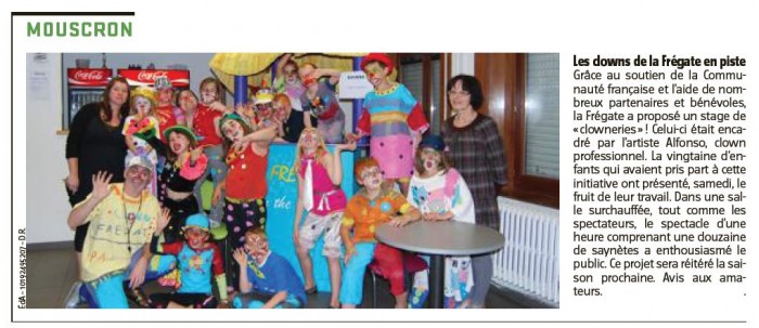 Capture e1310543474252 Les clowns de la Frégate en piste   lavenir