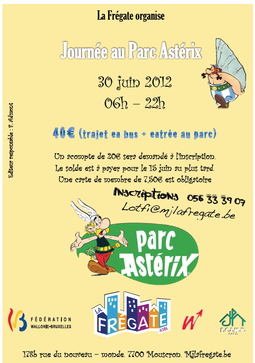 asterix asterix Stage été 2012