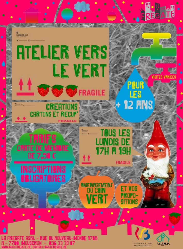 AFFICHE ATELIER VERS LE VERT SIMON Copie jpeg ok VERS LE VERT ! 