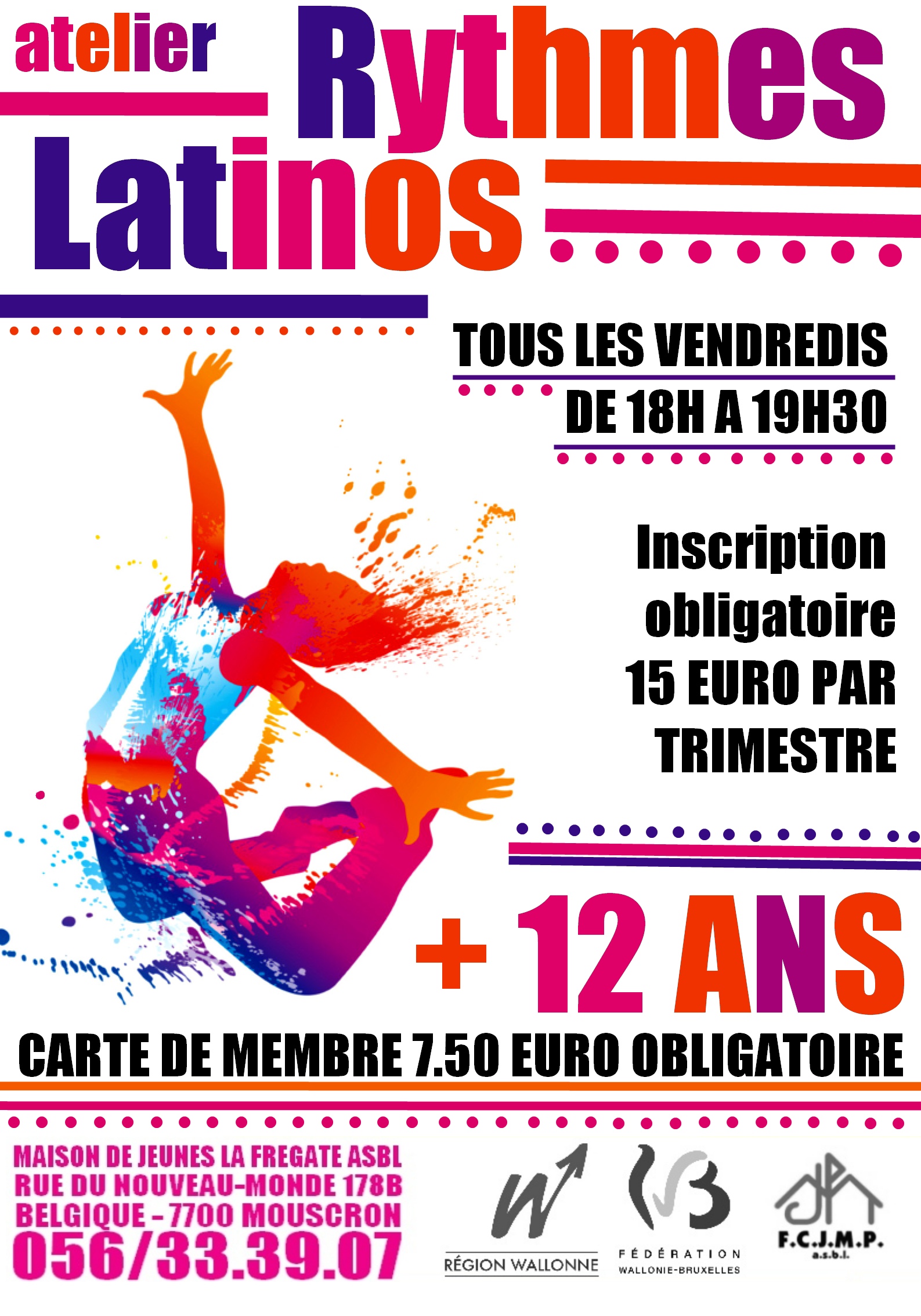 AFFICHE RYTHMES LATINOS JPEG DANCE !