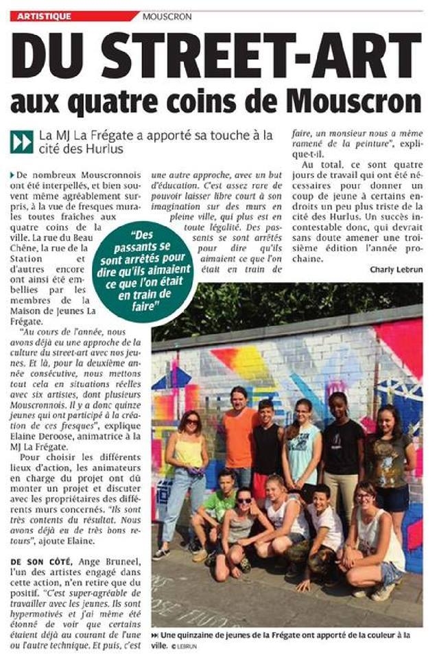 ARTICLE DH Dans la presse :)