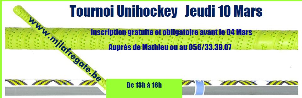 Tournoi Unihockey – 10 Mars 2011