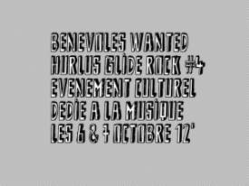 BENEVOLES WANTED !
